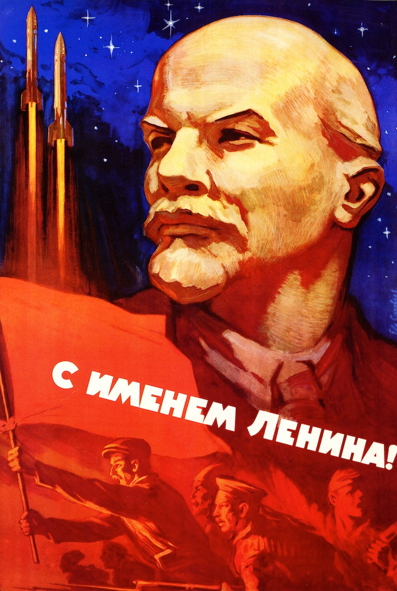 Illustration for article titled Inspiring and Intense Soviet Space Propaganda Posters